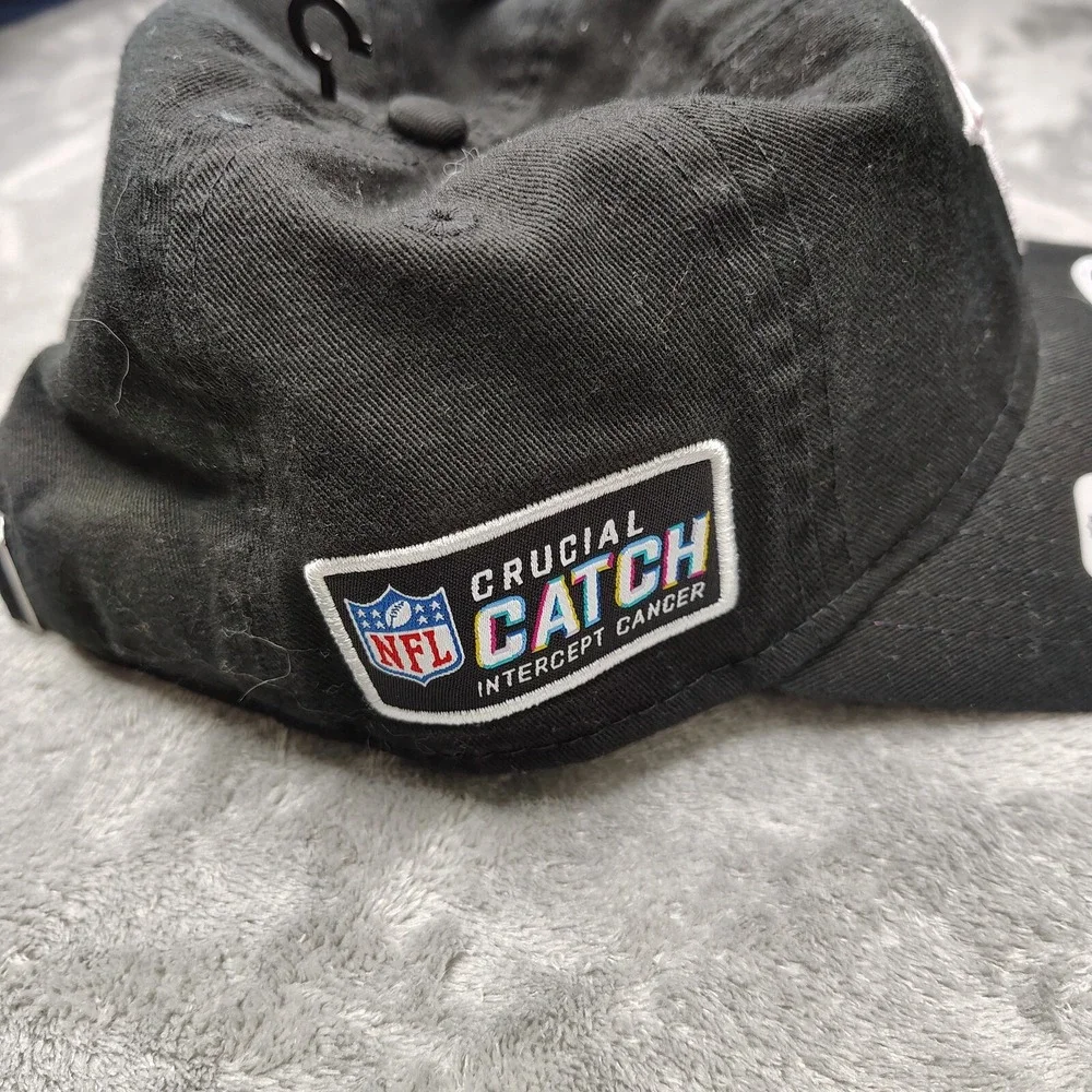 New Era Dallas Cowboys NFL 2023 Crucial‎ Catch Black 9Twenty Adjustable Hat Cap